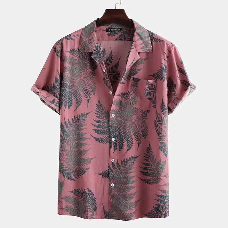 Kavea™ - Somrig Hawaiian Luftig Ledig Skjorta