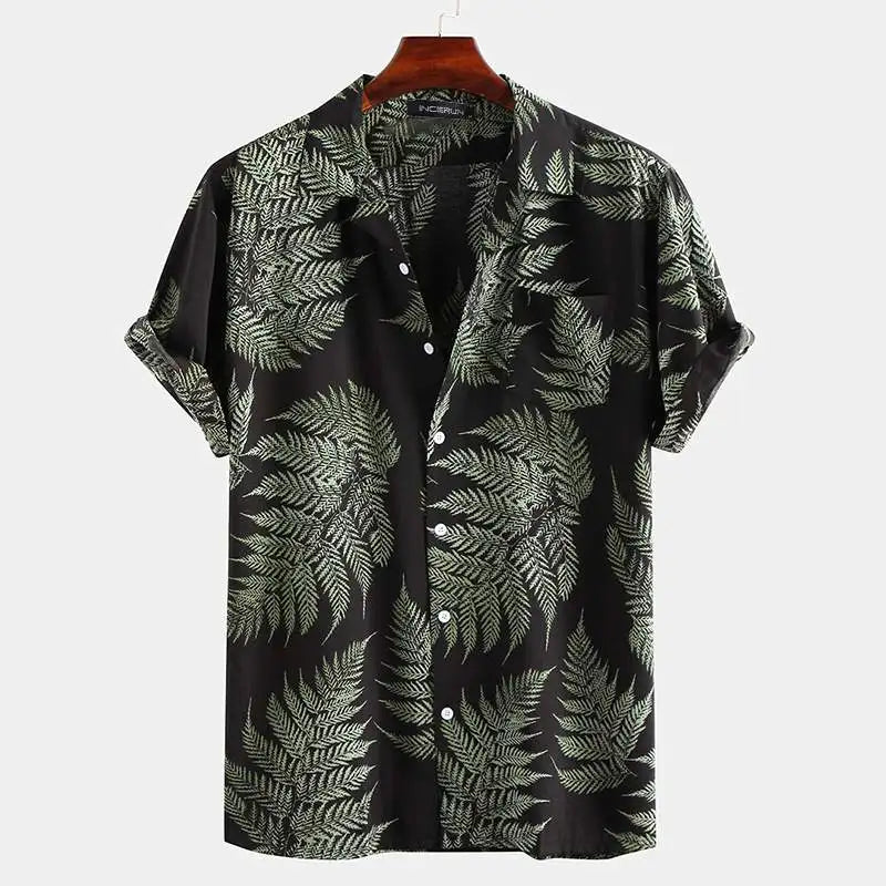 Kavea™ - Somrig Hawaiian Luftig Ledig Skjorta