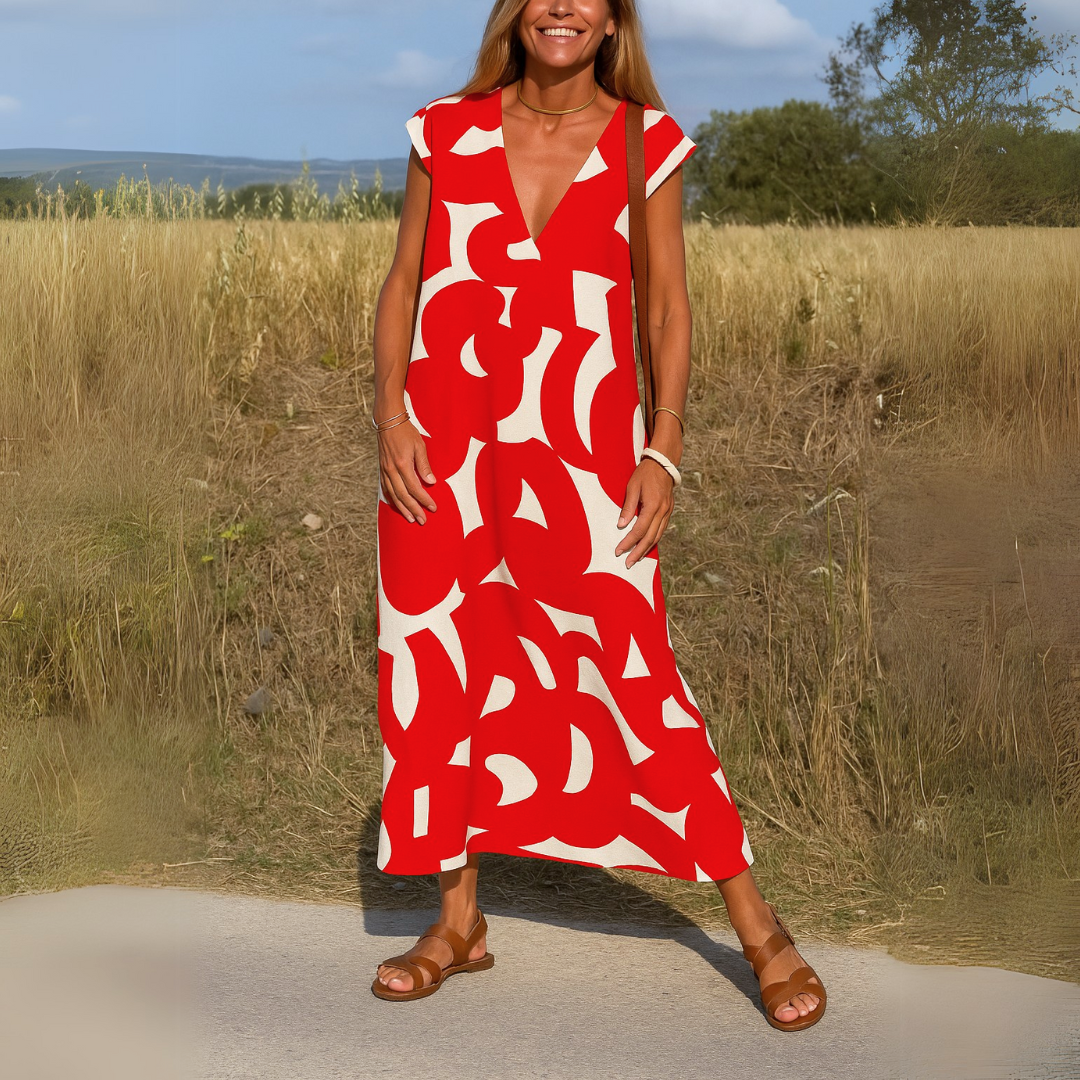 Kavea™ | Valérie Klänning Flowy – Lätt & Smickrande