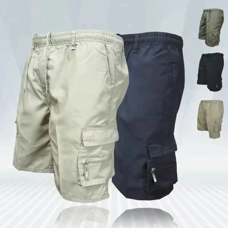 Kavea™ - Casual Shorts Med Resår I Midjan + 6 Förvaringsfack