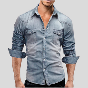 Kavea™ – Modern och Stilsäker Jeansskjorta