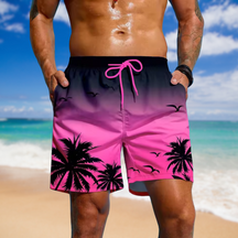 Kavea™ - Andningsbara Somriga Badshorts med Snörning och Tryck