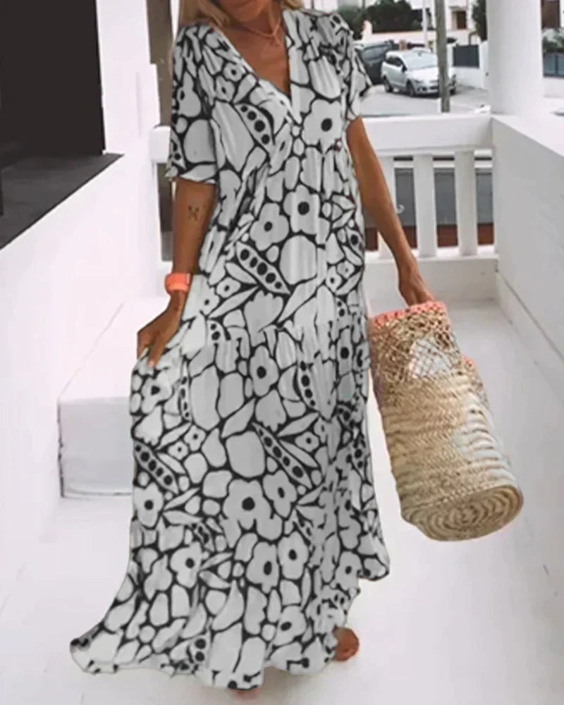 Kavea™ | Christine Klänning Flowy – Lätt & Elegant