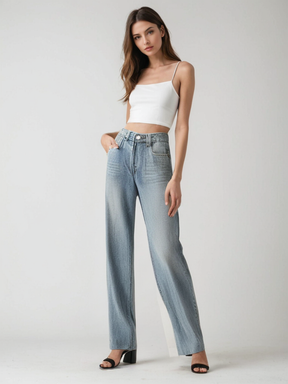 Kavea™ | Vintage Utsvängd Jeans