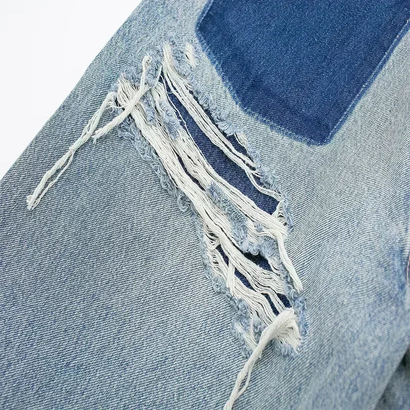 Kavea™ | Jean Patchwork Zerstört