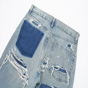Kavea™ | Jean Patchwork Zerstört
