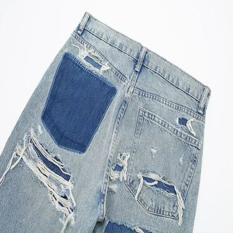 Kavea™ | Jean Patchwork Zerstört