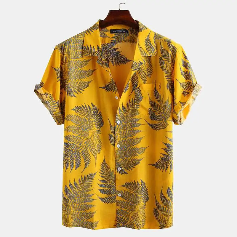 Kavea™ - Somrig Hawaiian Luftig Ledig Skjorta