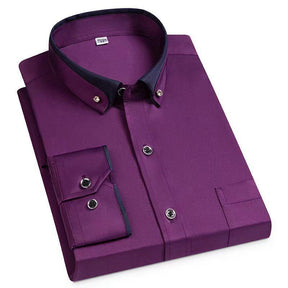 Kavea™ - Smart Casual Långärmad Skjorta För Män